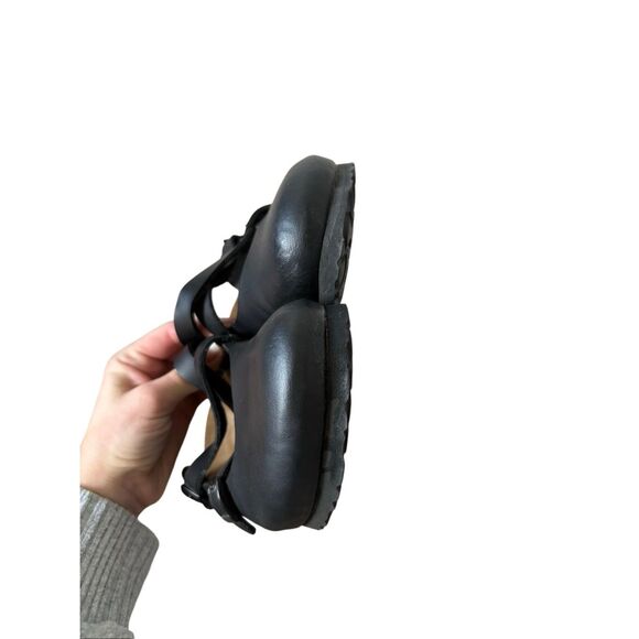 Birkenstock Birki’s Dorian Leather Slip On Clog Black size 39 Narrow Cross Strap - Picture 9 of 9